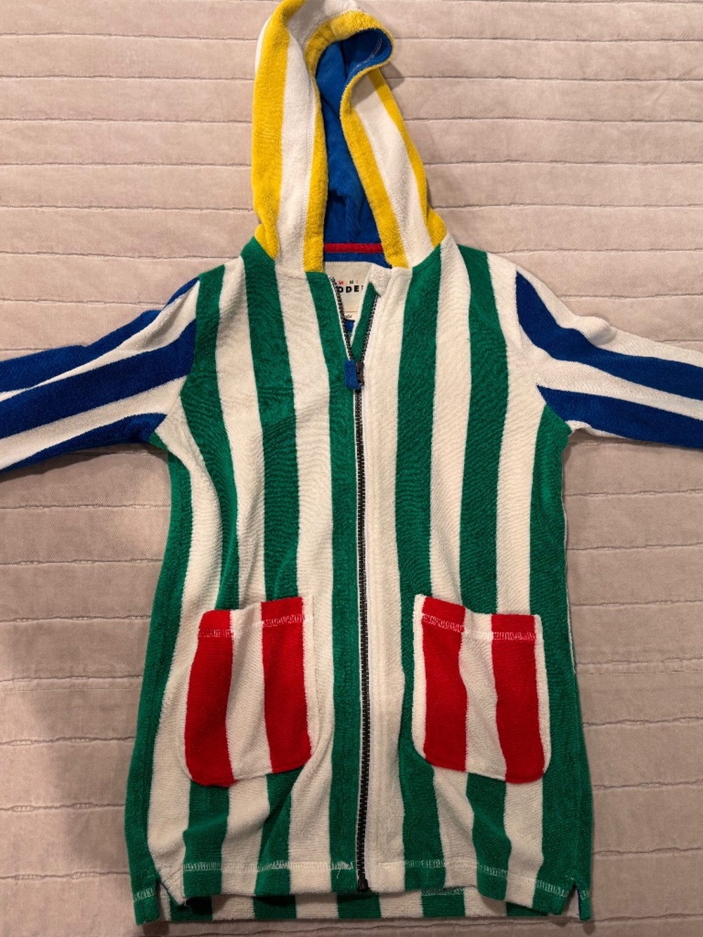 Mini Boden zip up pool cover up